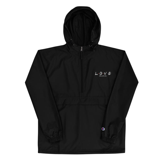 Embroidery L.O.V.E lightweight jacket