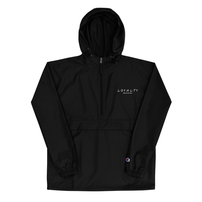 Embroidery L.O.Y.A.L.T.Y lightweight jacket