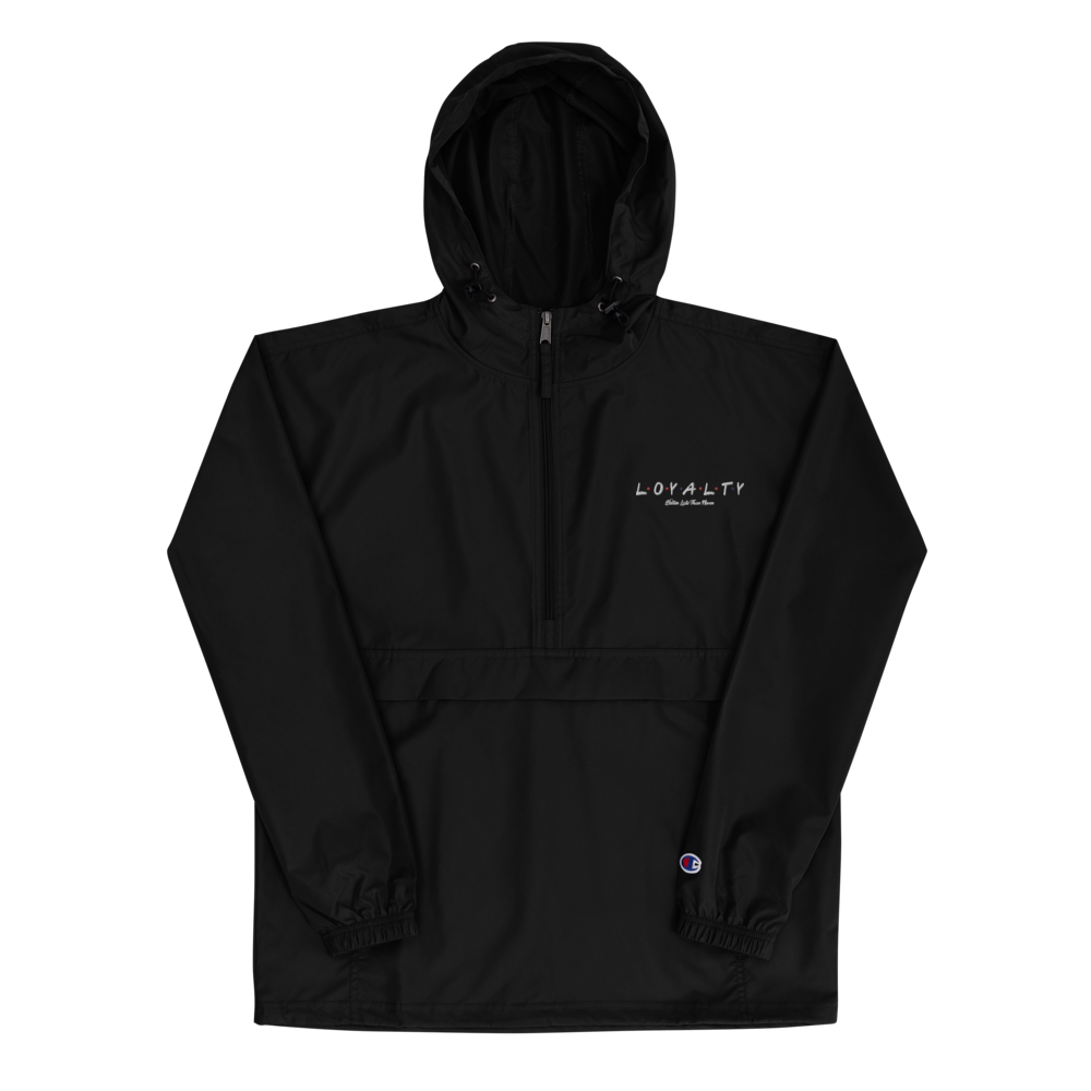 Embroidery L.O.Y.A.L.T.Y lightweight jacket