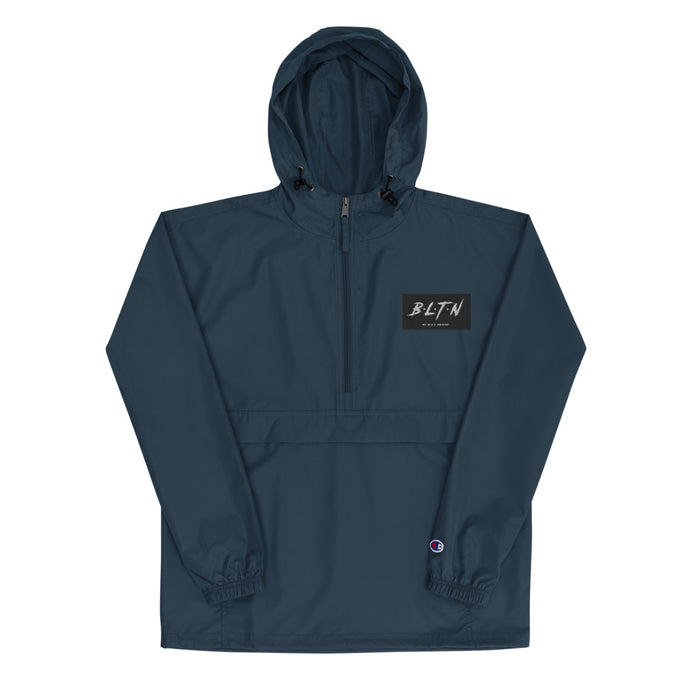 Embroidery B.L.T.N lightweight jacket